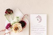 Illustrated Floral for Wedding Logo, an Illustration by Blushed Design by Katrina (Thumbnail 4 of 4)
