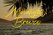 Moonlight Breeze | Handwritten font, a Script Font by Jolicia Type (Thumbnail 1 of 10)