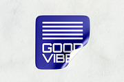 Sticker Mockup, a Merchandise Mockup by SLAB! Design (Thumbnail 3 of 7)
