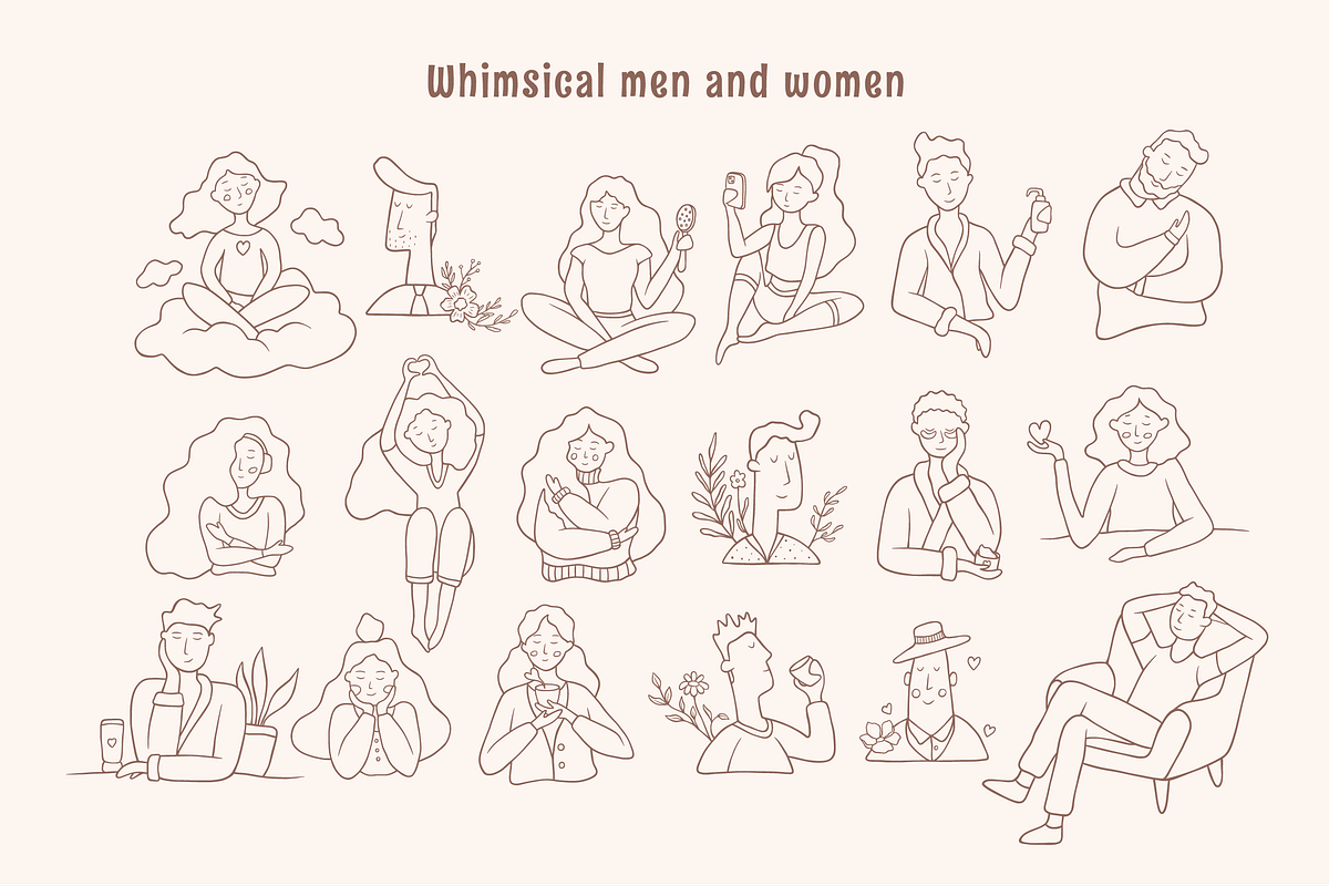 Whimsical self care set. Me time, a Healthcare Illustration by soboleva alya (Photo 4 of 16)