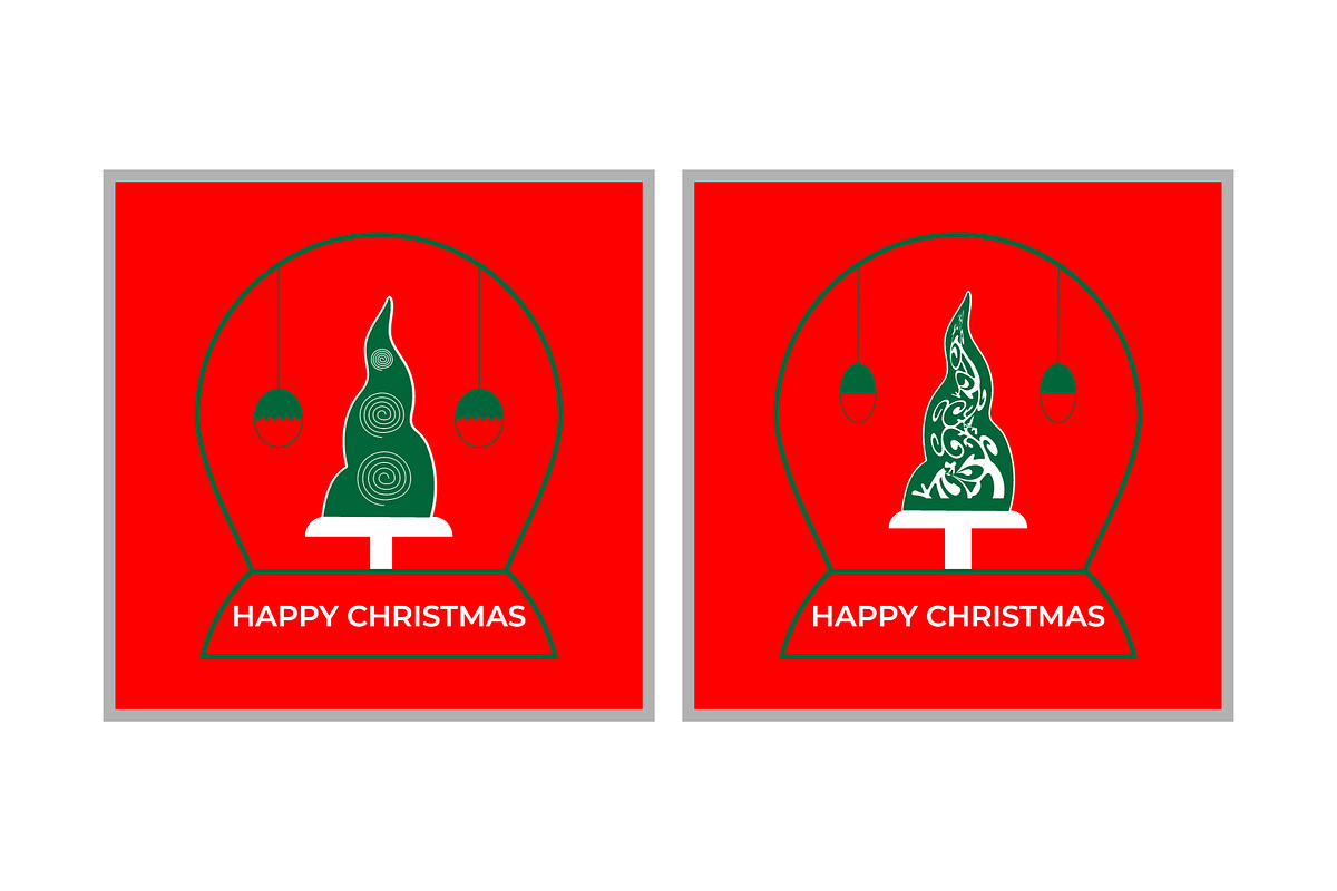 Happy Christmas Design, a Decorative Illustration by Lakhan1998 (Photo 2 of 6)