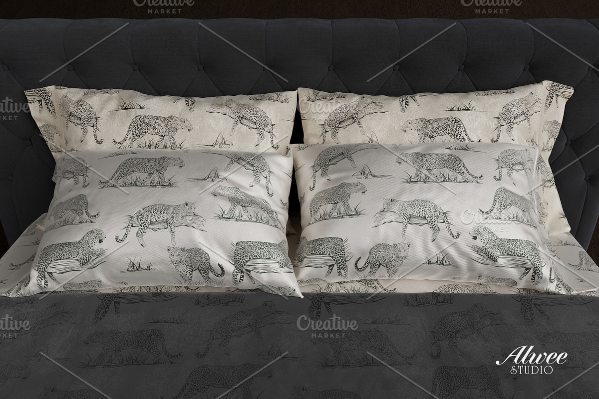 Seamless Hand-Drawn Leopard Pattern, a Pattern Graphic by Alwee Studio (Photo 3 of 6)