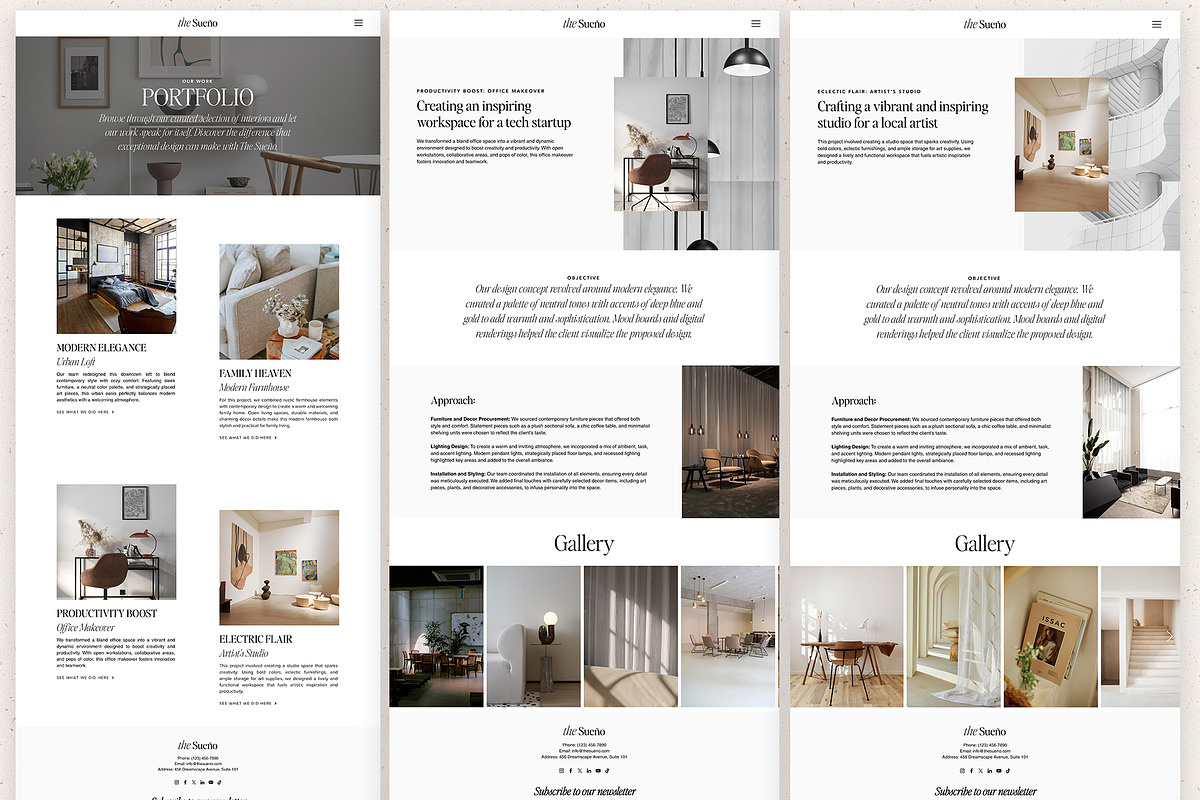 Wix Interior Designer Template, a Wix Template by Pastel Flush Studio (Photo 6 of 7)