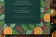 Evergreen Christmas Dinner Menu, a Flyer Template by BrandPacks (Thumbnail 5 of 6)