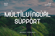 Nuvea Display Font, a Sans Serif Font by Artiveko (Thumbnail 3 of 8)