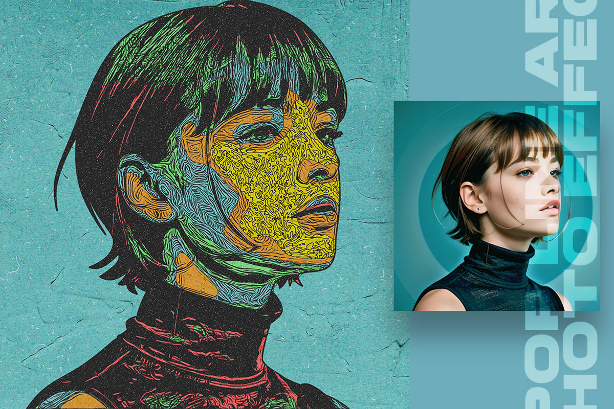Pop Line Art Photo Effects, an Action Add-On by Amorjesu.com (Photo 33 of 43)