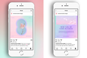 Instagram Social Media CANVA Pastel