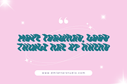Wavy retro Font, a Handwritten Font by Dm Studio (Thumbnail 2 of 8)