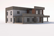 Modern country house, an Architecture 3D Model by profdesign (Thumbnail 4 of 10)