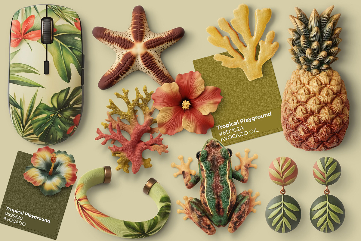 Tropical Playground PNG Objects, an Object Graphic by Iconogenic (Photo 3 of 7)