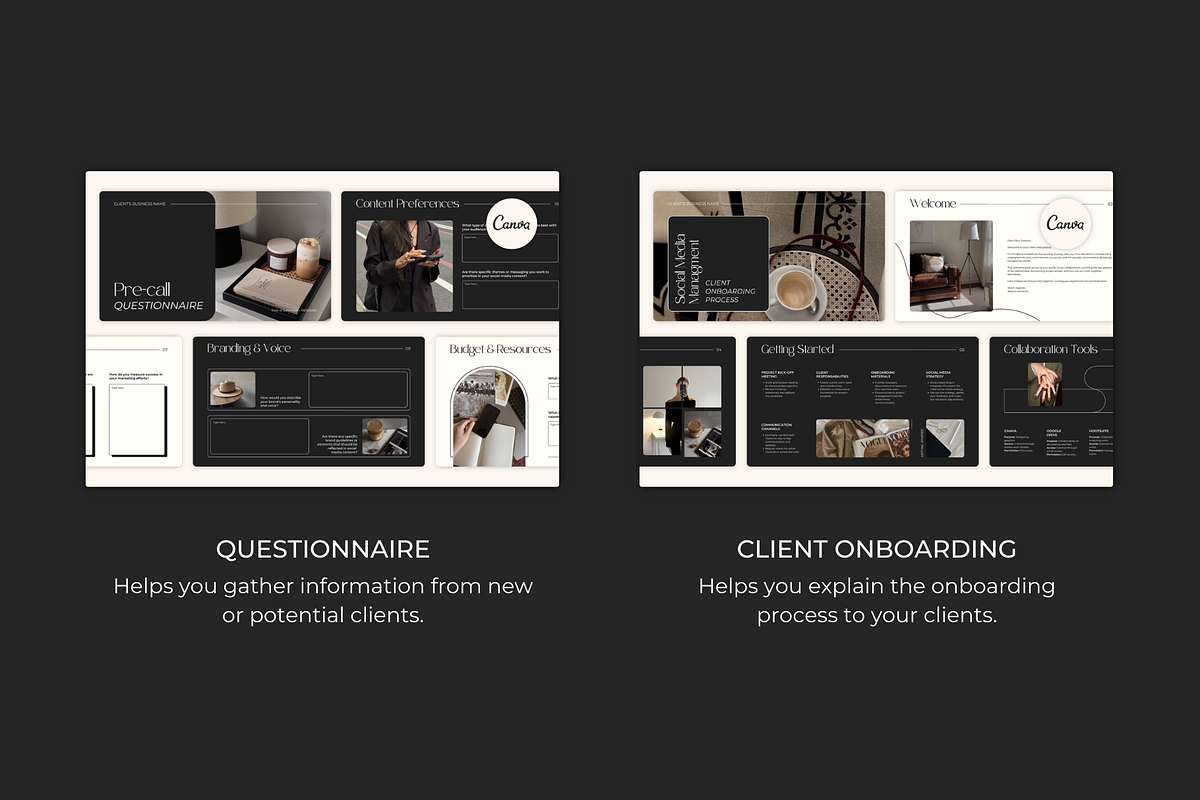 Social Media Managers Document Kit, a Marketing Template by Meraki Templates (Photo 5 of 9)