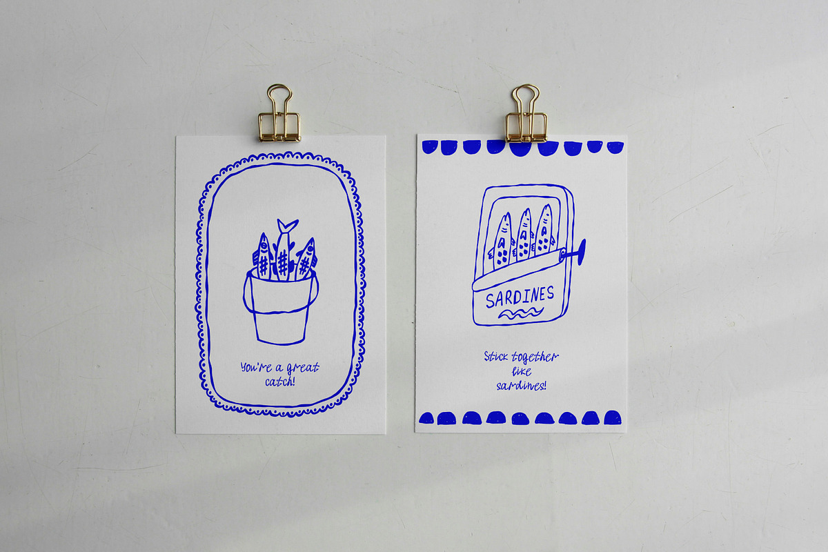 Fisherman Aesthetic – Font+Graphics, a Handwritten Font by AnkaDrozd (Photo 2 of 8)