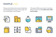 260 Color Line Icon x2, an Outline Icon by Just Icon (Thumbnail 2 of 8)