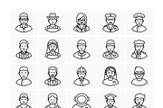 Flat Professional Avatars, a Duotone Icon by Brickclay (Thumbnail 9 of 10)
