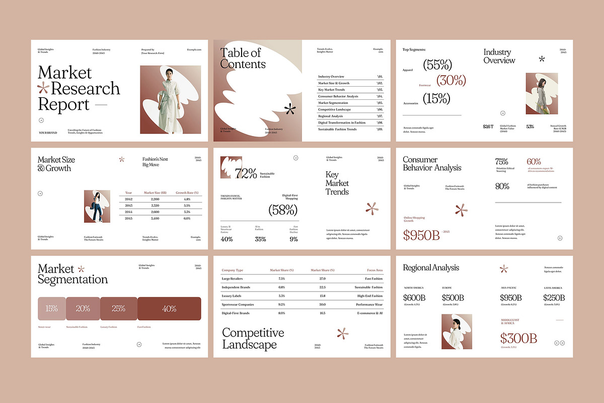 Market Research Report Keynote preview 5