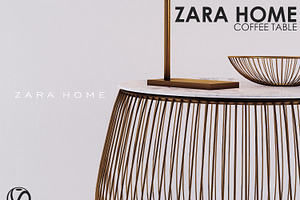 Zara Home - Coffee Table 3D Model