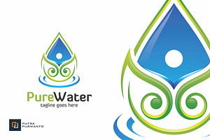 Pure Water - Logo Template