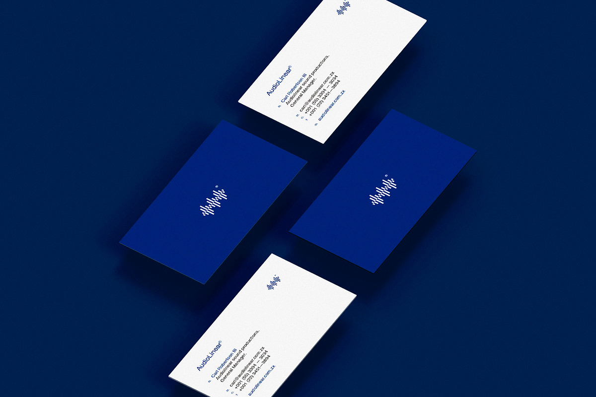 Business cards template: Audiolinear, a Business Card Template by Srg® (Photo 3 of 4)