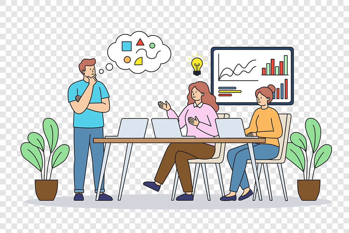 Creative Business Strategy Meeting I, a Work Illustration by Partikusi Design (Photo 3 of 3)