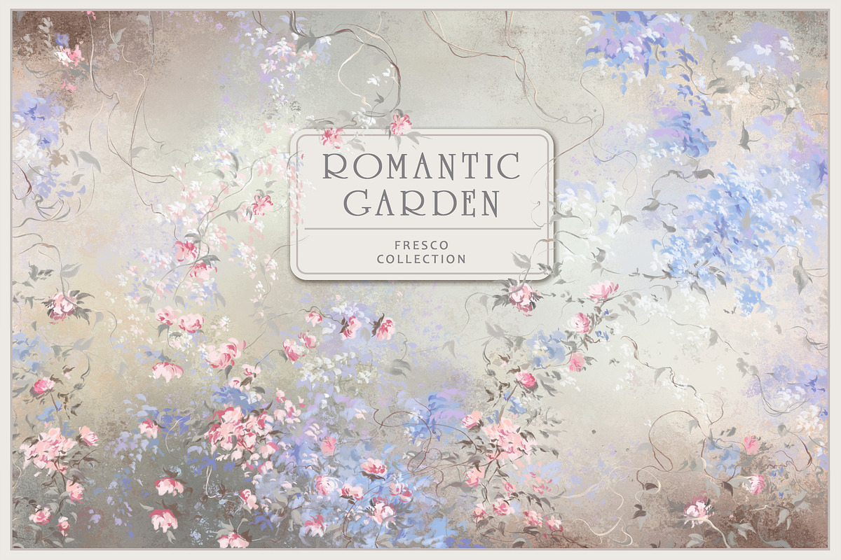 Fresco collection Romantic garden, a Wallpaper Graphic by Natalia0307 (Photo 1 of 17)
