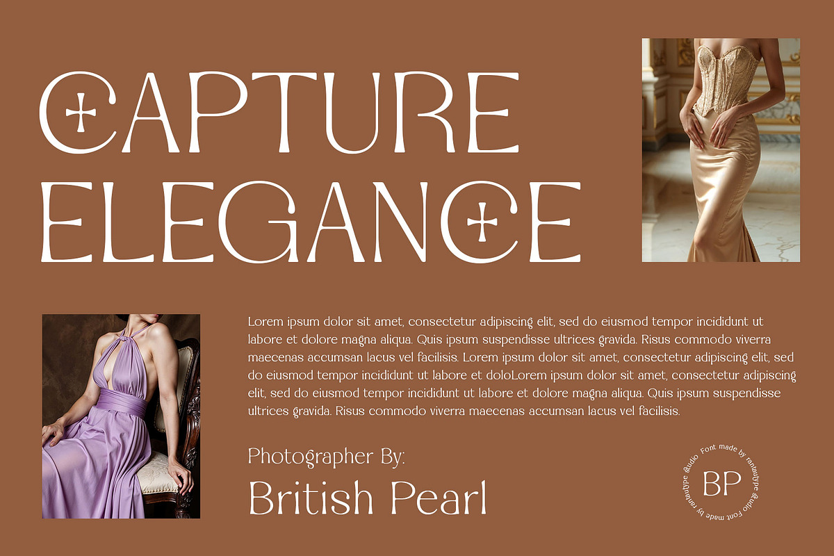Morefa Modern Elegant Serif Font, a Serif Font by RantautypeStudio (Photo 7 of 15)