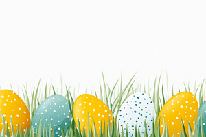 Colorful Easter eggs with polka dots, a Holiday Photo by MistyDay