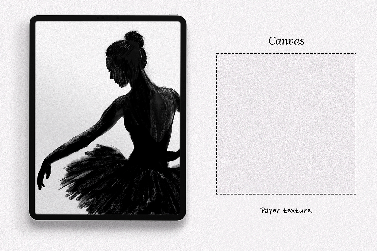 Procreate Charcoal Brush Set, a Brush Add-On by Brush Moment (Photo 5 of 9)