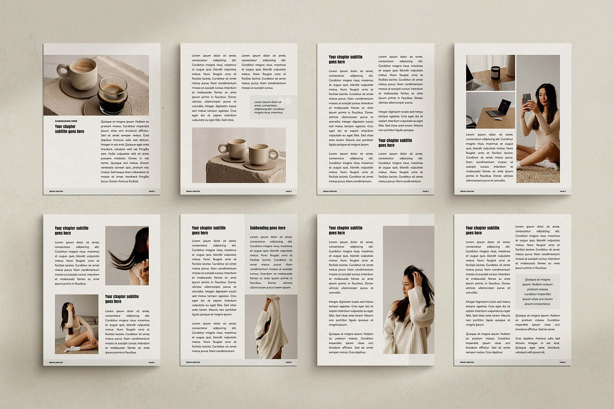 NOLE / 2in1 Ebook & Workbook Kit, a Magazine Template by Wildnun Studio (Photo 8 of 44)
