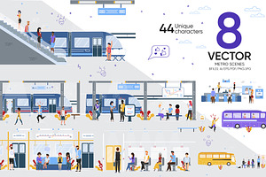 Metro Scenes Flat Collection