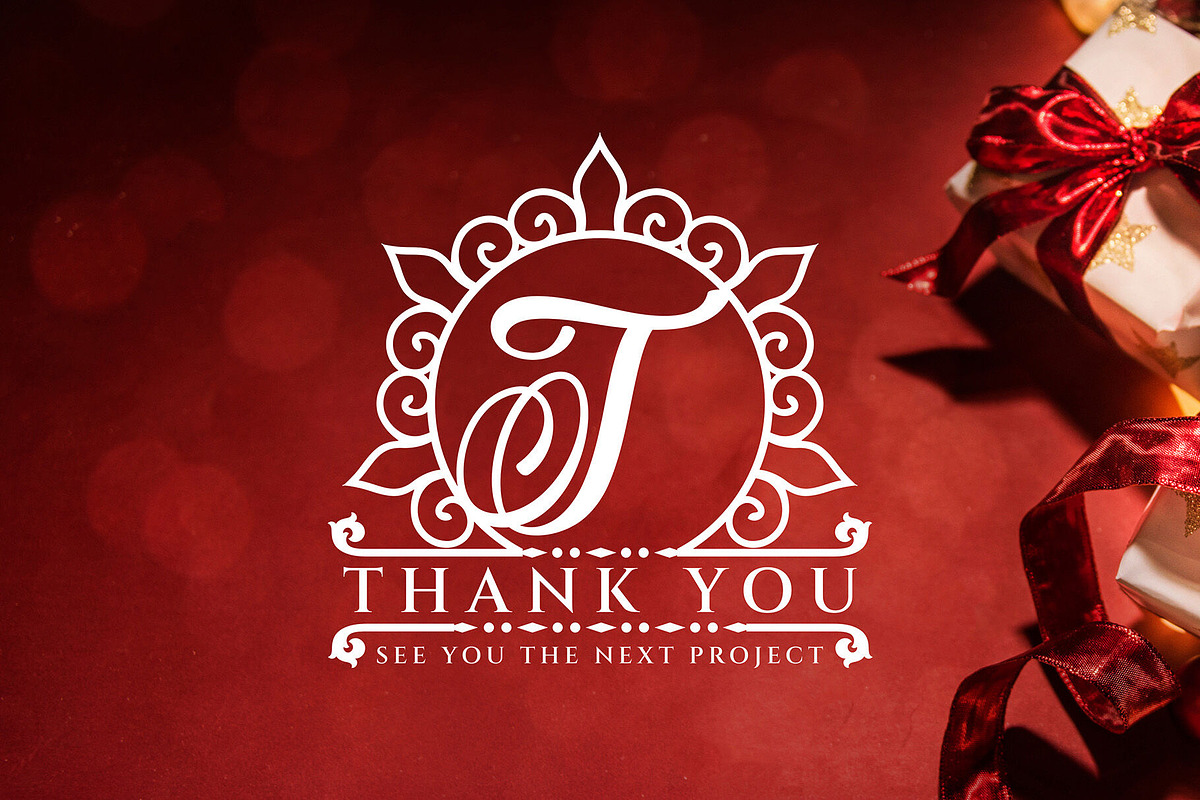 Holiday Elegant Monogram Font, a Symbol Font by Graphicxell (Photo 10 of 10)