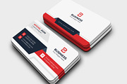 Corporate Business Card Template, a Business Card Template by GFXCity (Thumbnail 1 of 3)