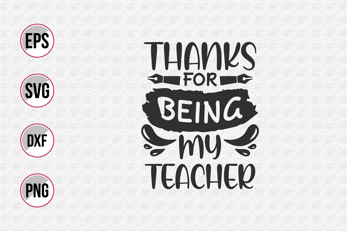 teacher typographic svg bundle., a Graphic by Uniquesvg99 (Photo 5 of 21)