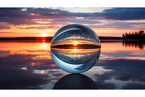 floating silver orb ai generated, a Background Photo by pikepicture