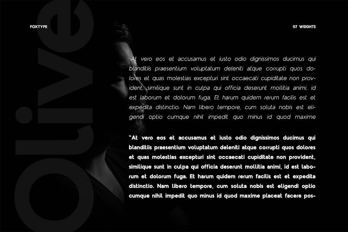 Olive Display, a Sans Serif Font by Foxtype (Photo 7 of 8)