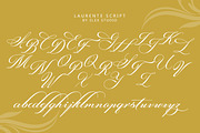 Laurente script, a Script Font by Slex Studio (Thumbnail 5 of 10)