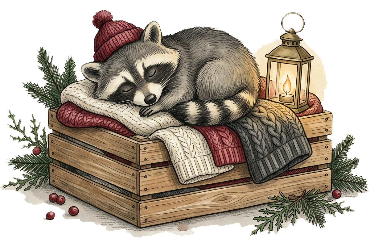Cozy Winter Animals Clipart Bundle, an Animal Illustration by T-shirt Pond (Photo 9 of 26)
