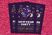 New Year Party Flyer, a Flyer Template by Gumico Studio. (Thumbnail 3 of 3)