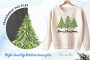 Watercolour Christmas Trees Holidays, an Object Illustration by Bloomella (Thumbnail 4 of 6)