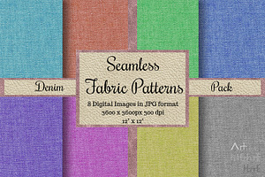 64 Seamless Fabric Textures - Set 2