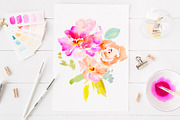 Gemma Watercolor Clip Art Set, an Illustration by Angie Makes (Thumbnail 2 of 6)