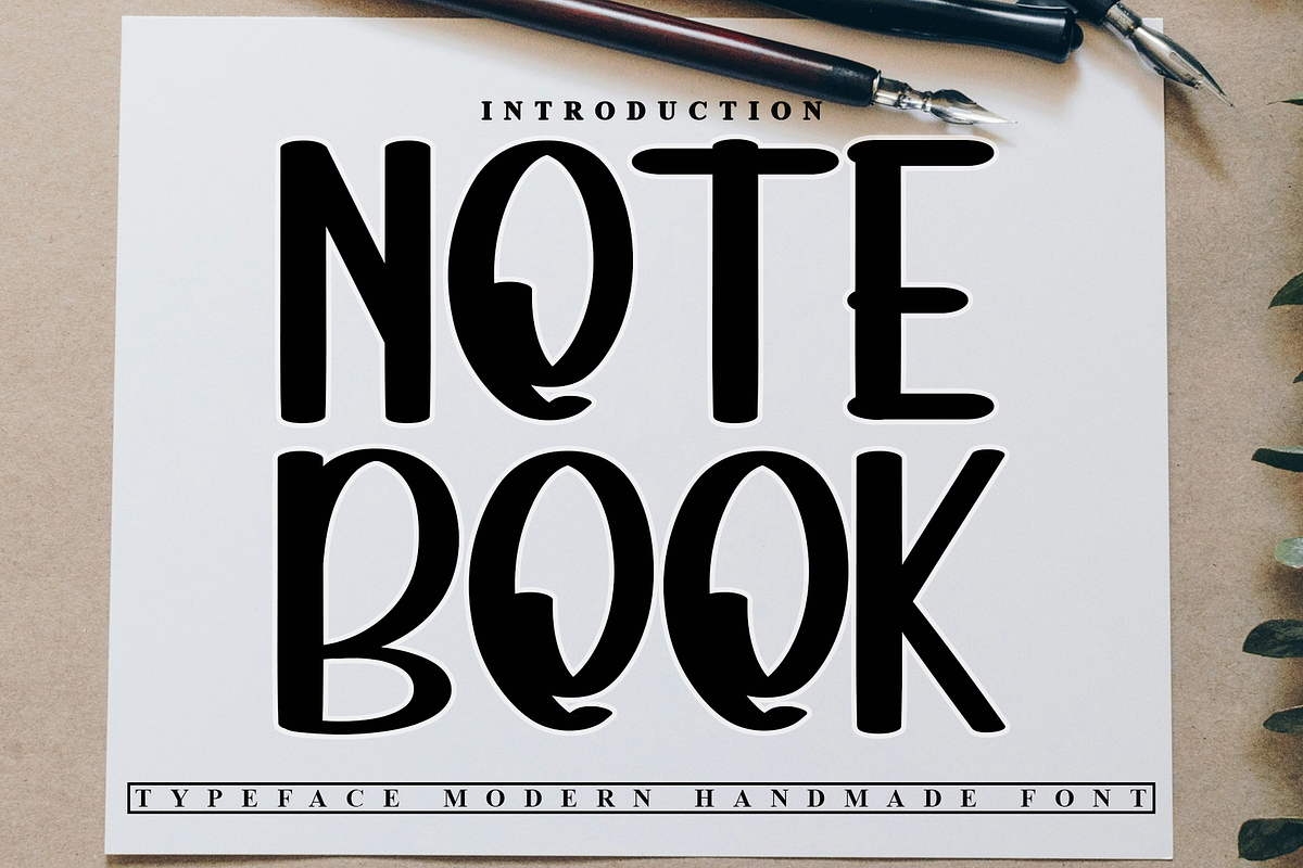 Note Book, a Sans Serif Font by FreshTypeINK (Photo 1 of 7)