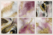 Golden Medley Abstract Backgrounds, a Pattern Graphic by Feather & Sage Design (Thumbnail 8 of 8)
