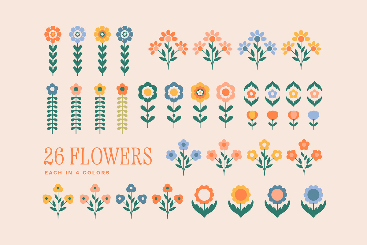 Blossom - Patterns, Shapes & Frames, a Pattern Graphic by Basia Stryjecka (Photo 29 of 35)
