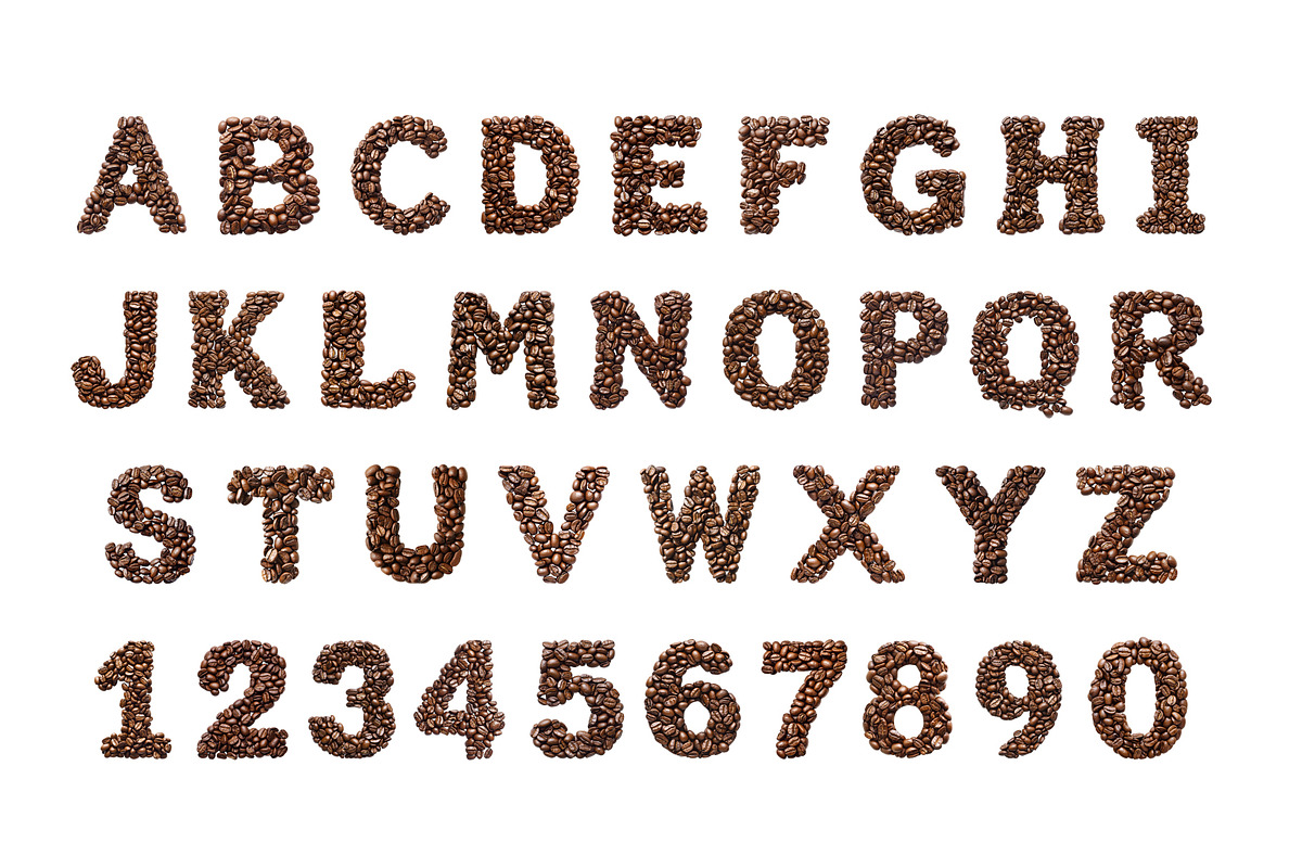 Coffee Beans, a Symbol Font by Loudoun Design Co. (Photo 2 of 6)