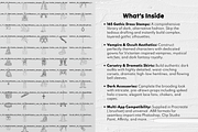 Gothic Dress Stamp Brushes Set, a Brush Add-On by Selentaori Studio (Thumbnail 3 of 12)