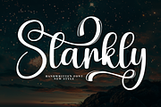 Starkly | Script Font, a Handwritten Font by Scratchones (Thumbnail 1 of 9)