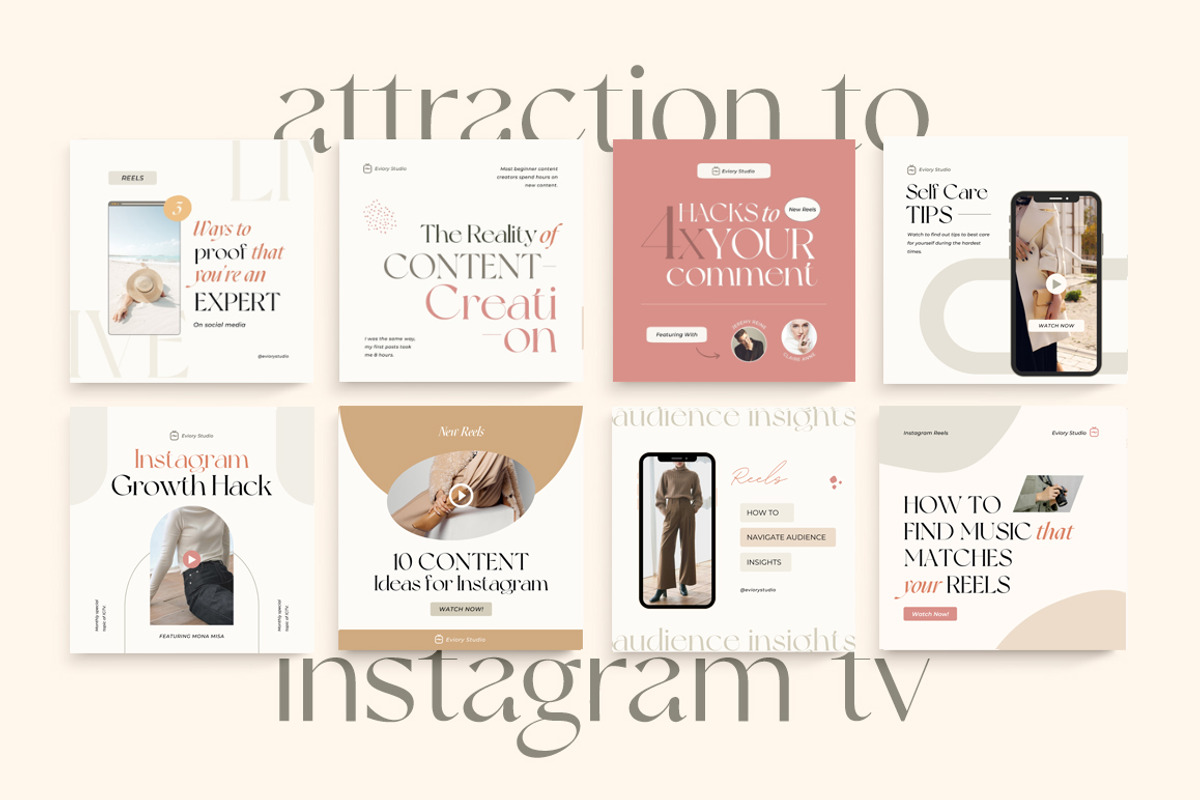 SALE Insta Ladypreneur Coach CANVA, a Social Media Template by Eviory (Photo 21 of 36)
