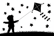 Kids Flying Kite Laser Cut Bundle, an Object Graphic by balal (Thumbnail 6 of 11)