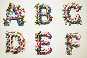 Jolly Christmas Alphabet Magic, an Illustration by RobertsArt (Thumbnail 4 of 7)