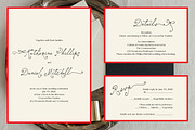 Elisabeth Darlington with Bows, a Script Font by PeachCreme (Thumbnail 13 of 22)